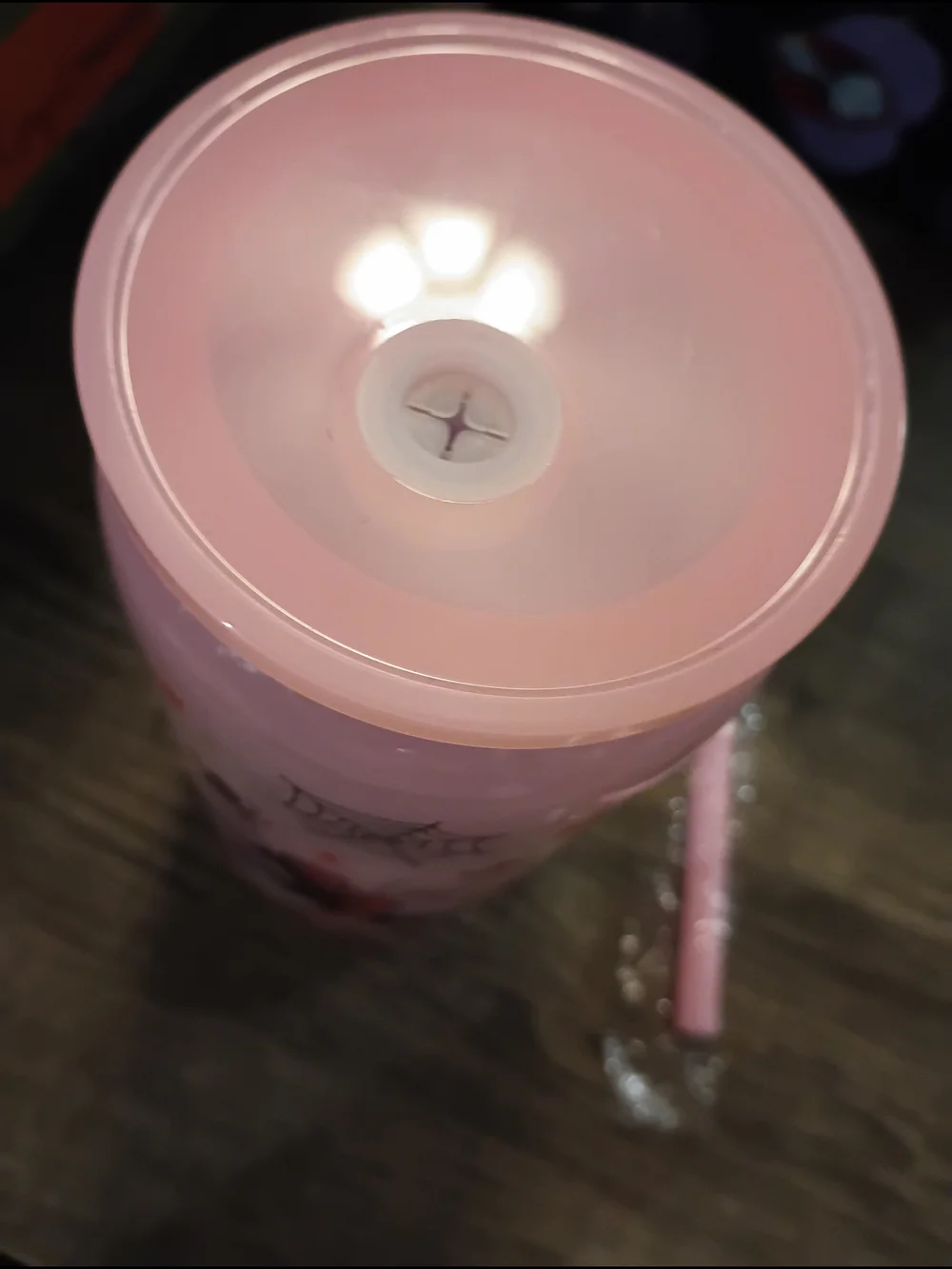 Spiderman Pink Kids Plastic Straw Cup - Official Character Design
